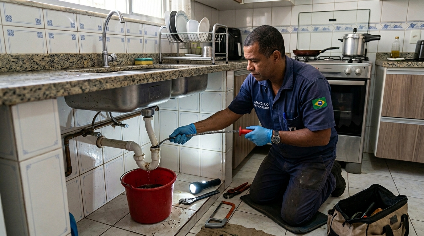Limpeza de Canos com Equipamento na Morada do Sol II, Montes Claros‑MG
